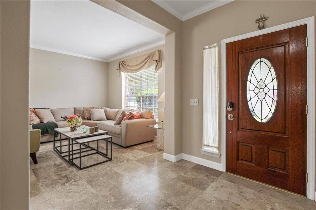 Foyer with formal livingrom as you walk in