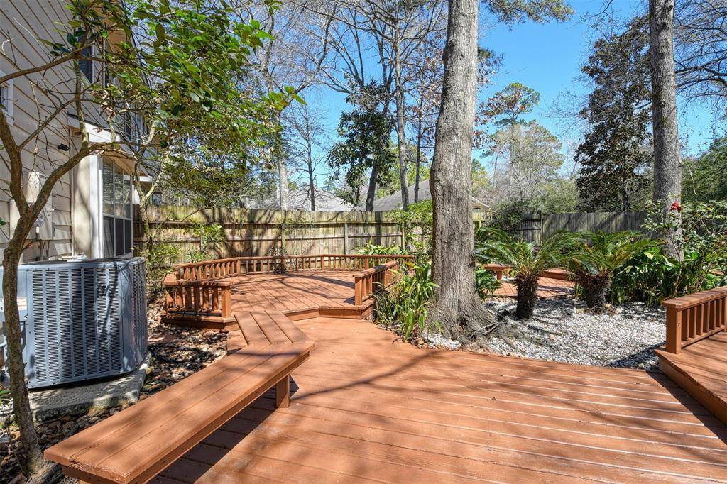 The backyard will have yard guys in weekly to maintain the back and during hot summer months some of the plants will need watering.