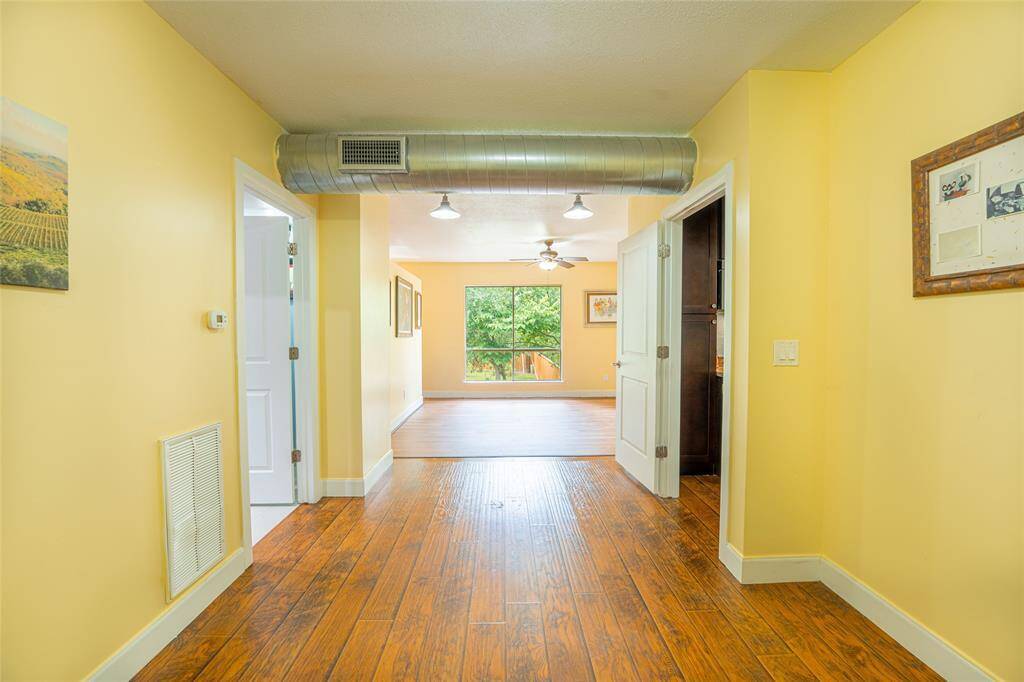 Spacious flex space and bedroom and another beautiful greenery view.