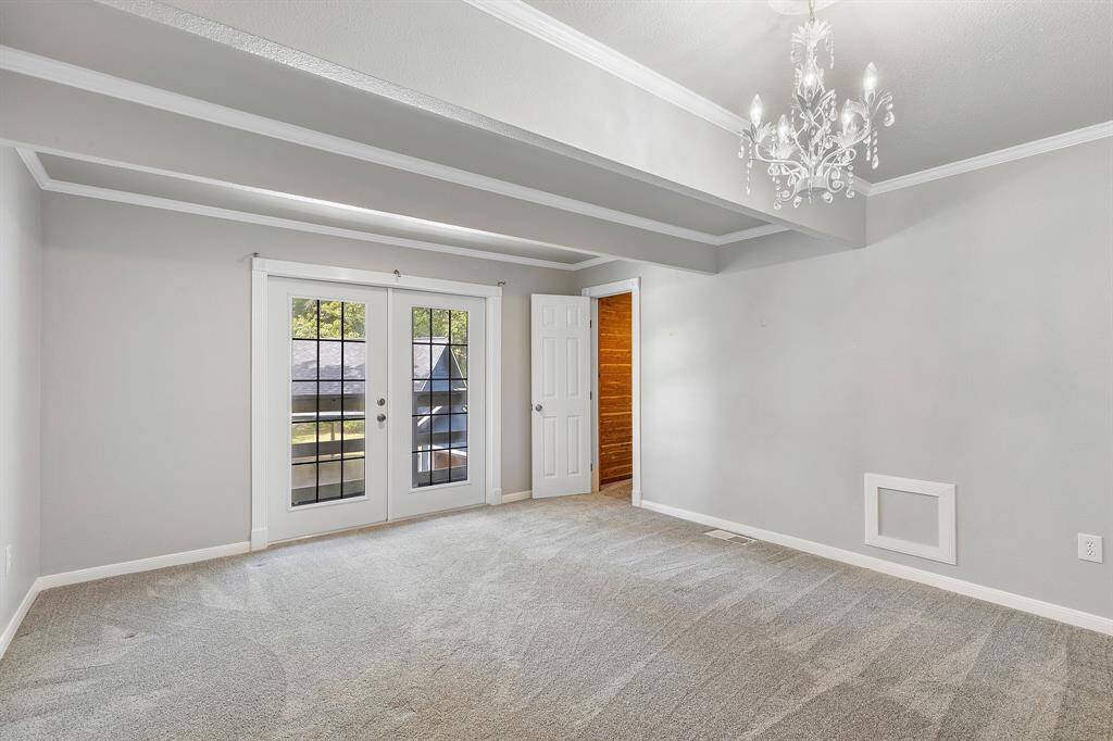 This view shows off the cedar walk-thru closet!