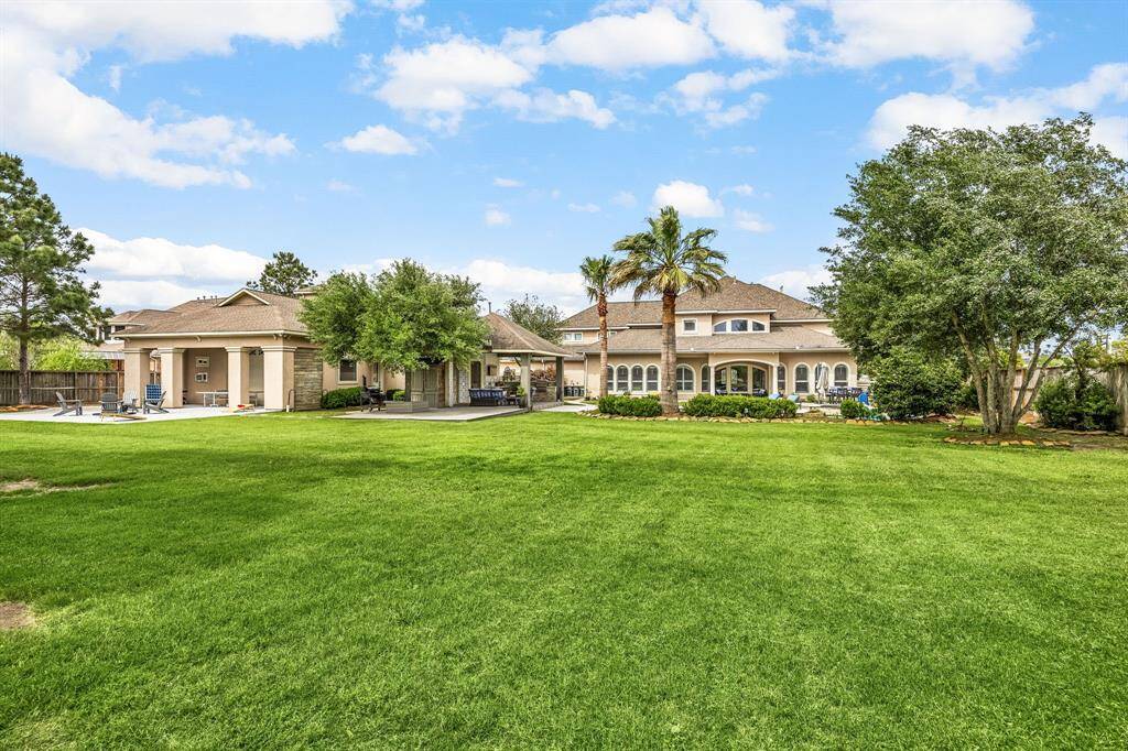 Large yard