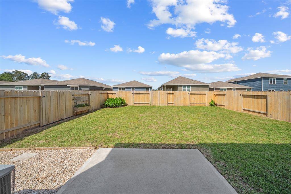 Large backyard, new sod, new landscaping, new sprinkler system