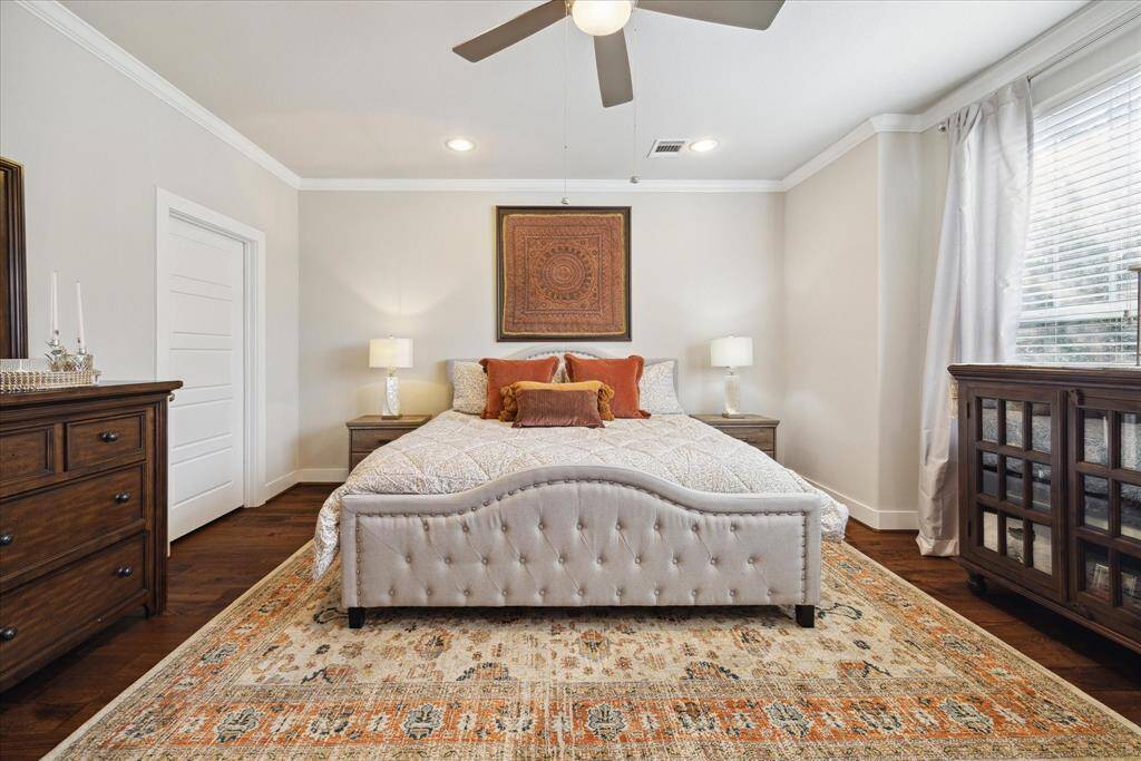 Primary bedroom has a walk-in closet.