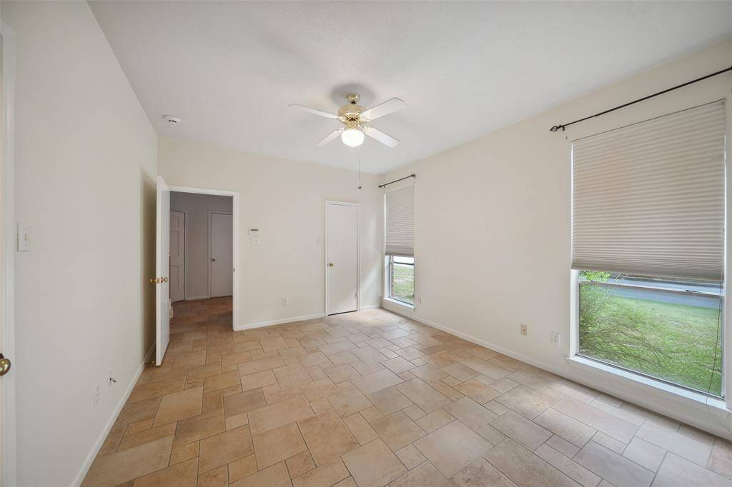 First Floor Primary Bedroom with dual closets
