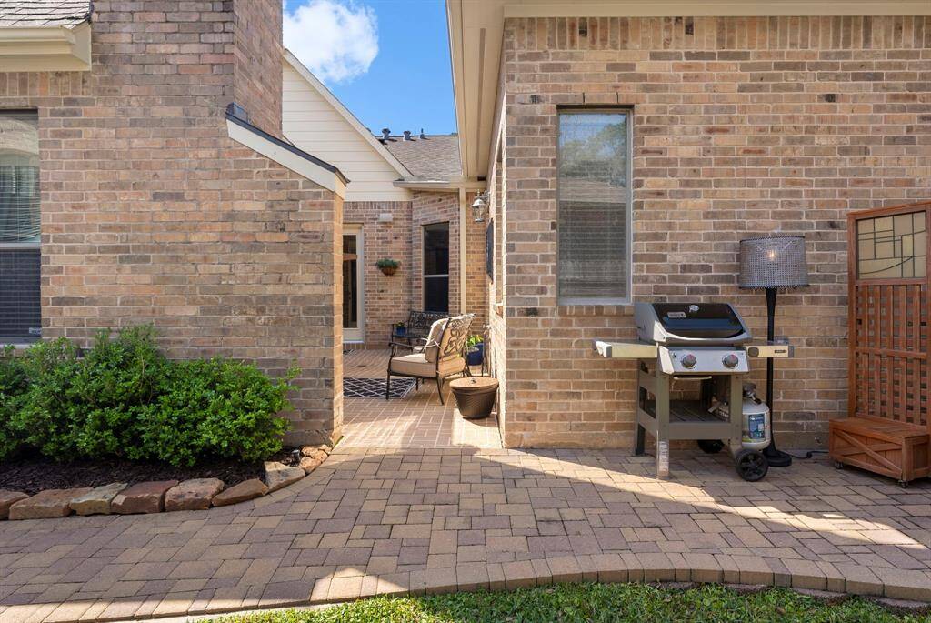 Side patio.