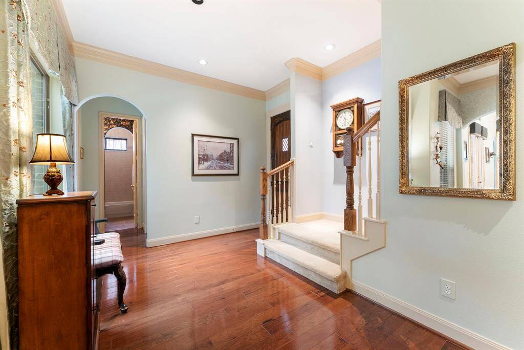 Welcoming foyer.