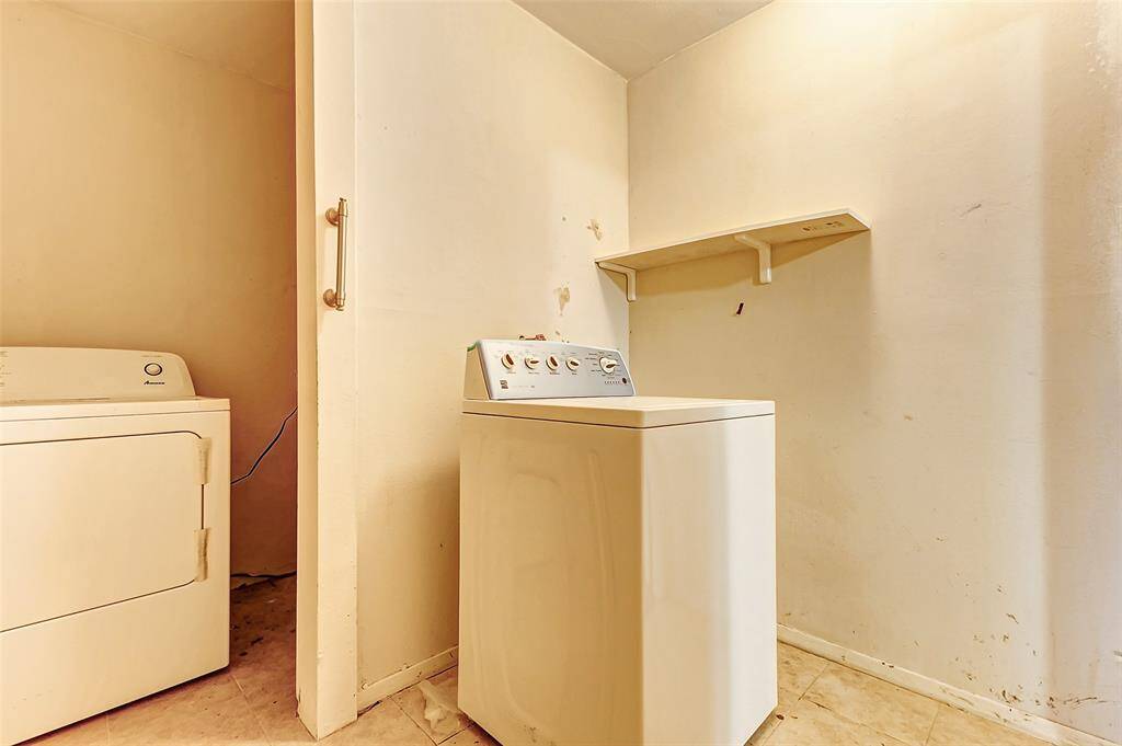 indoor was room and storage area