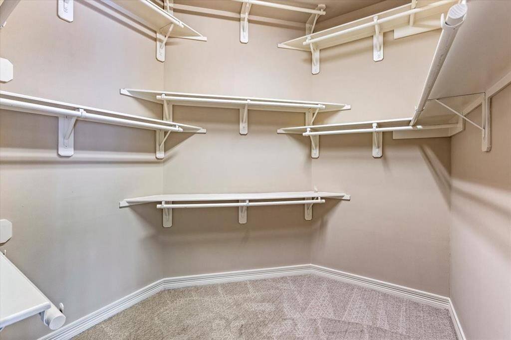 Look at these huge master closets!