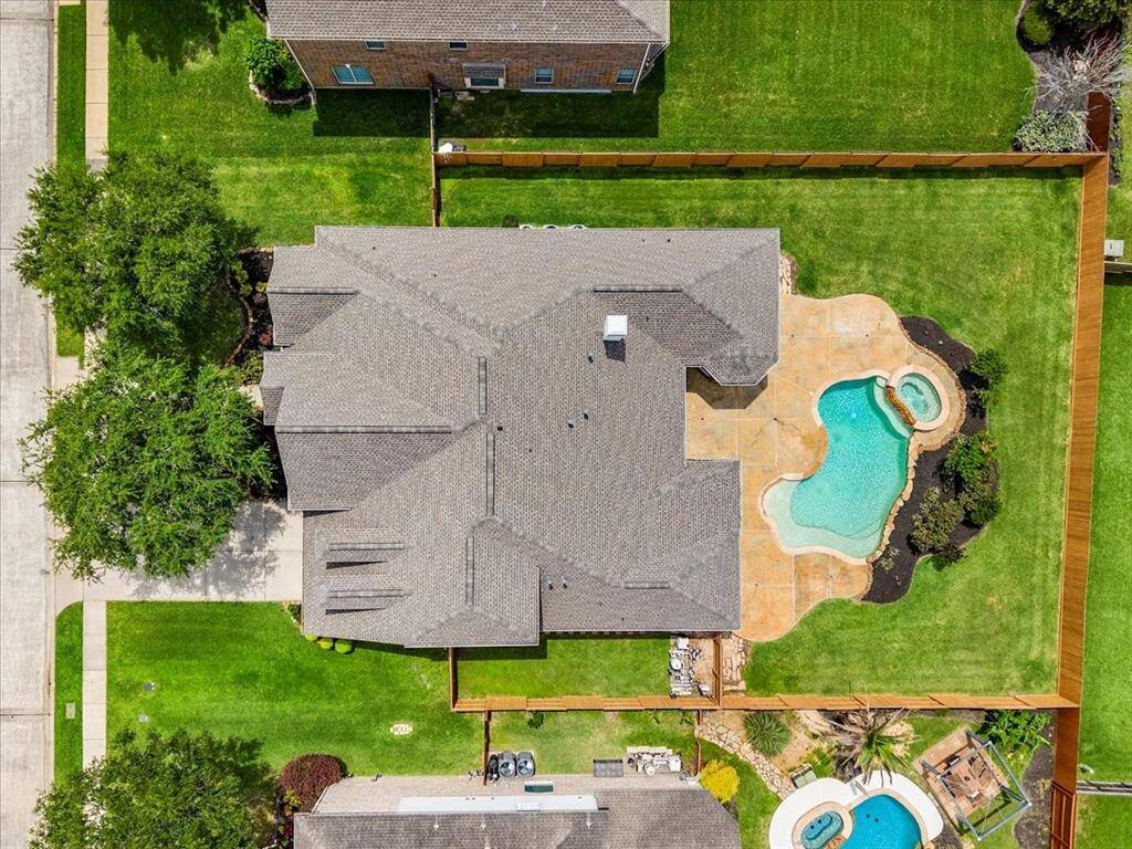 An aerial view of this pristine home. This is like a brand new home inside and out!