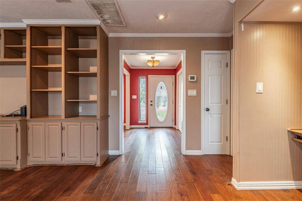 View from Living room looking towards entrance
