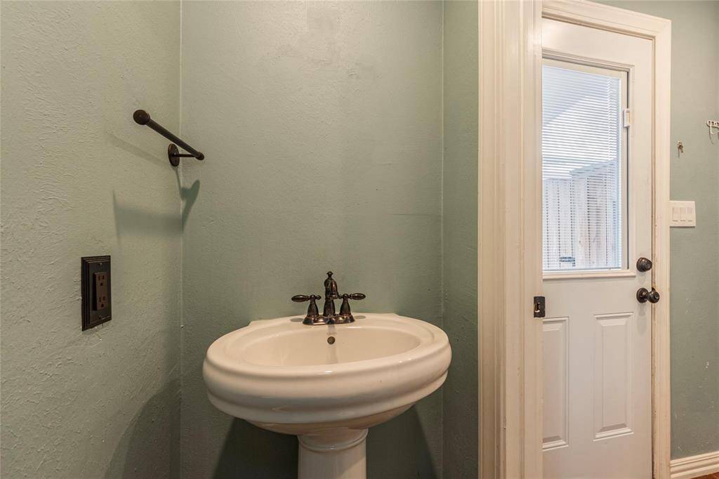 Half bath in Utility room