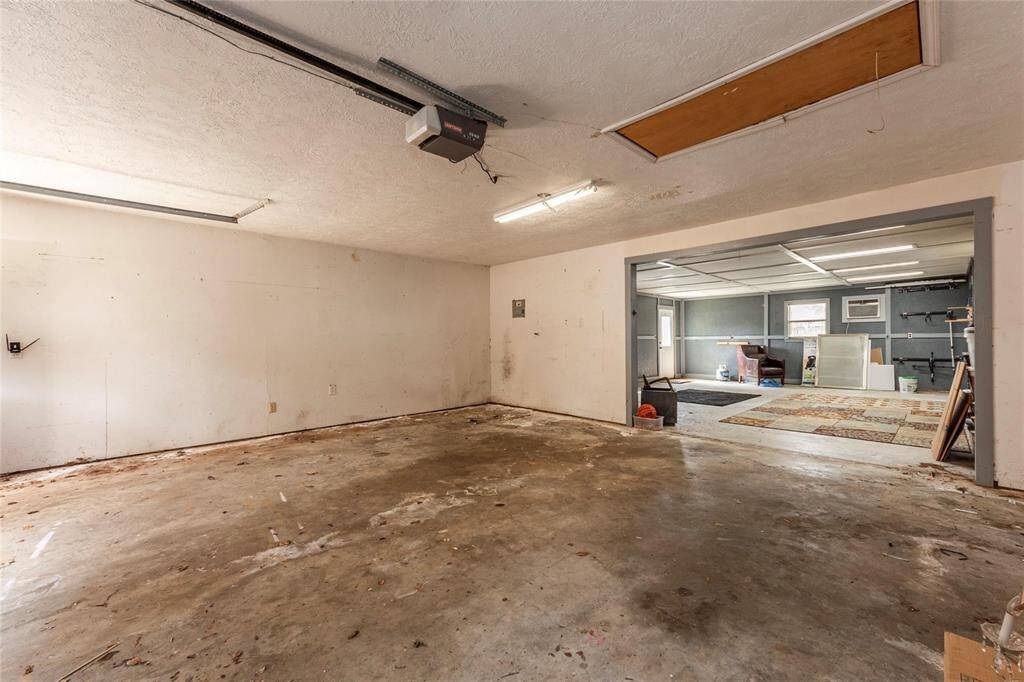 2 Car garage space with plenty of room for storage
