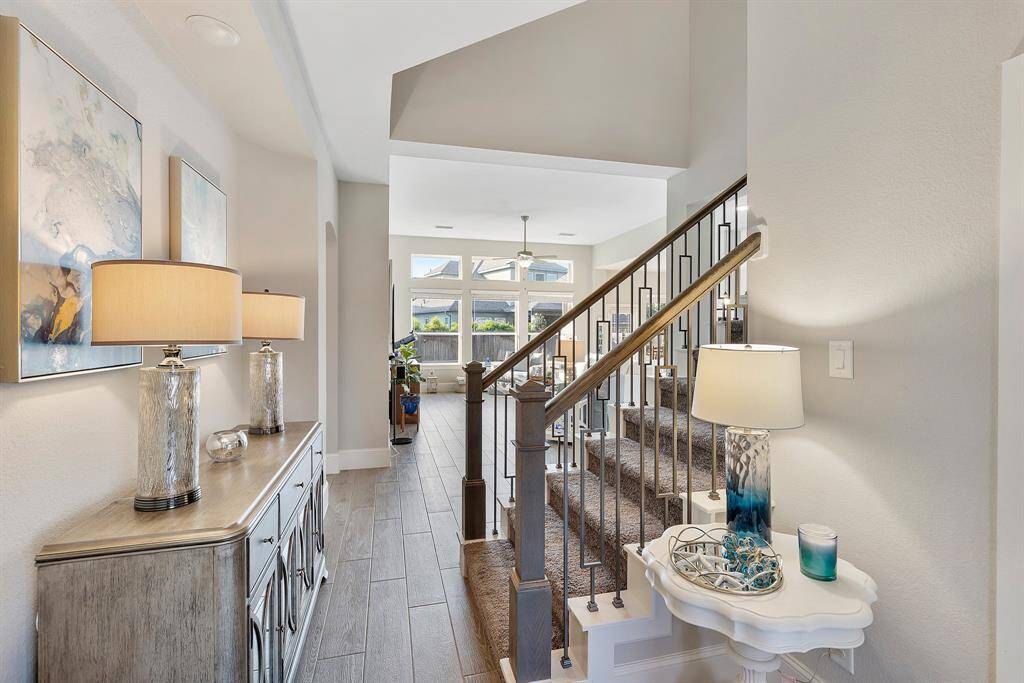 Entry to open floor plan