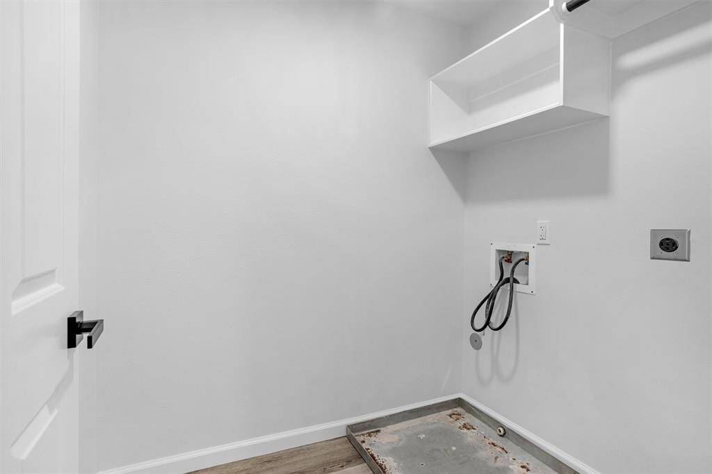 Laundry is upstairs