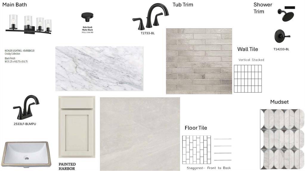 Main Bath Selections