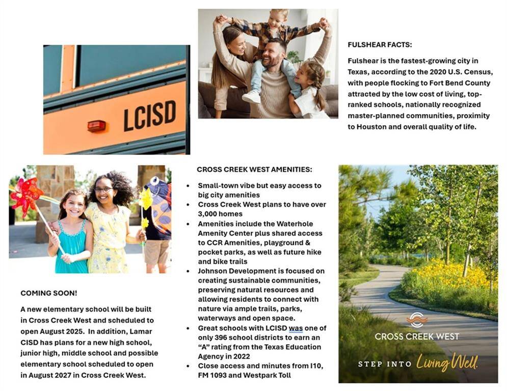 Fun Fulshear Facts & CCW Amenities!
