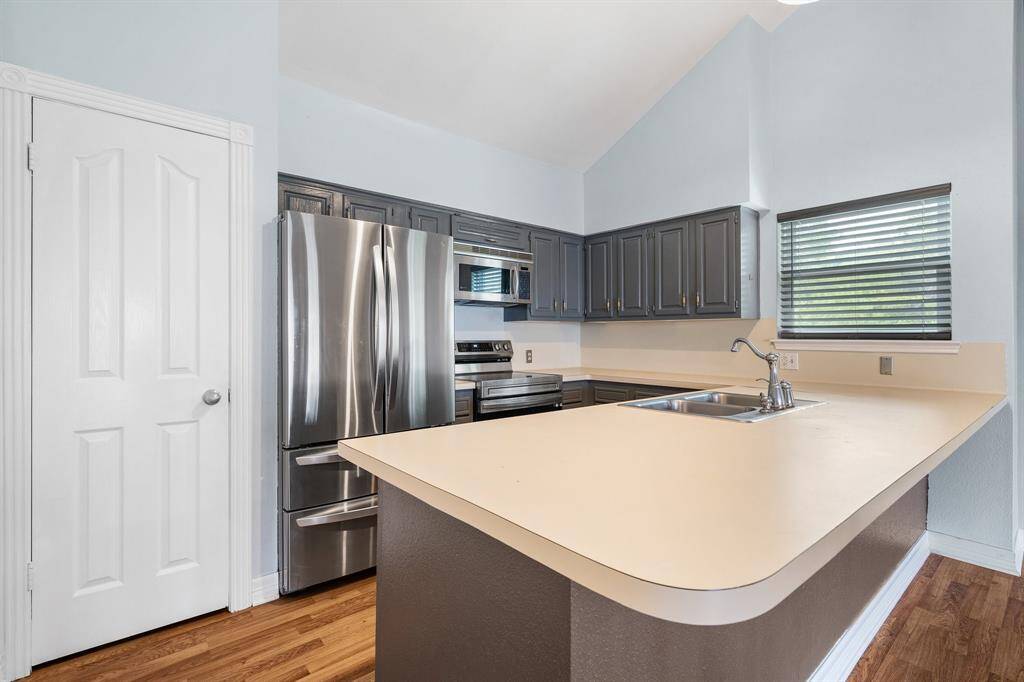 Kitchen has two pantries.
