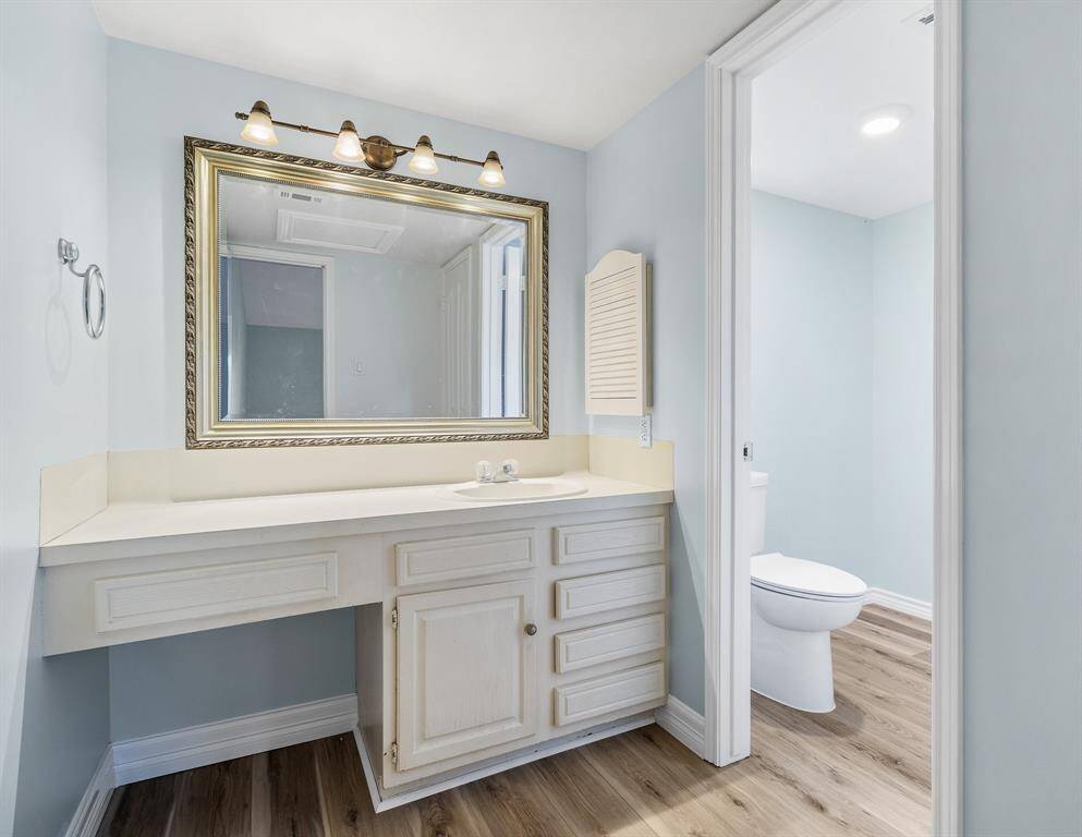 Half Bath upstairs.