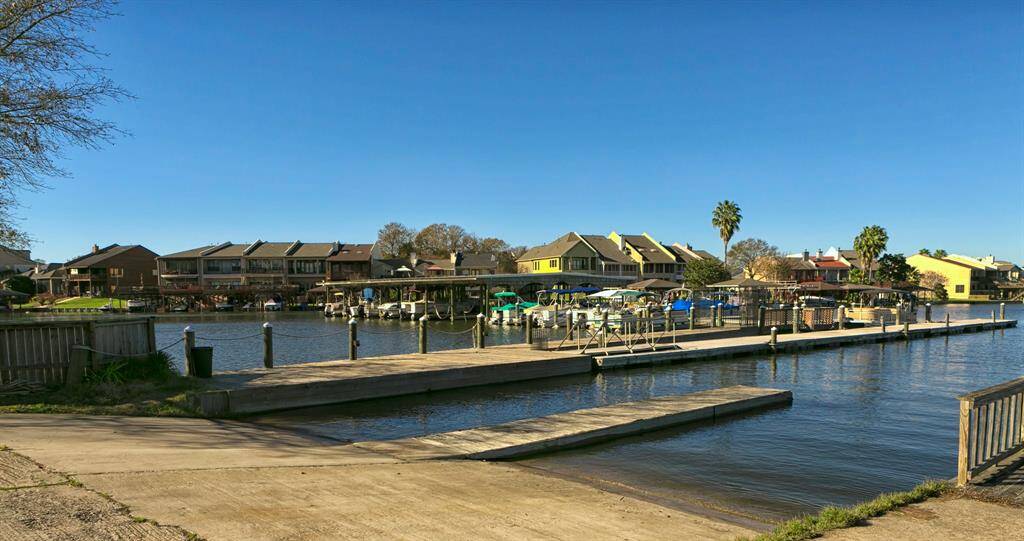 Community boat ramp.