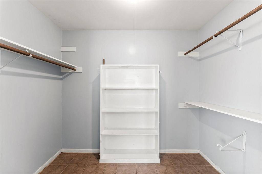 Primary closet.