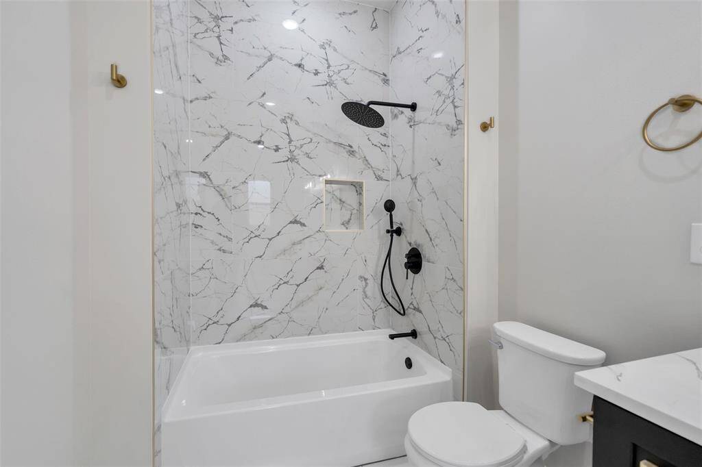 The two-bedroom section is thoughtfully designed to maximize space and functionality. Each bedroom is generously sized, providing ample room for rest and relaxation