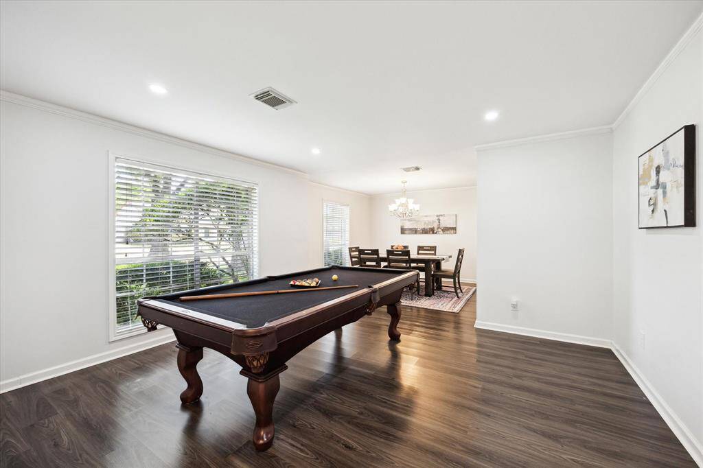 Whether you need a space to entertain, home office, gameroom, playroom, etc., this versatile front living area offers endless possibilities that can easily adapt to your lifestyle needs.