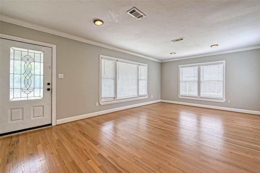 Lots of natural light and beautiful hardwood floors.