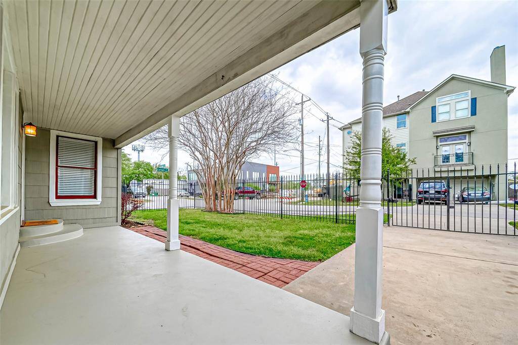 Front porch to visit with family or neighbors. One of two driveways. Great neighbors.