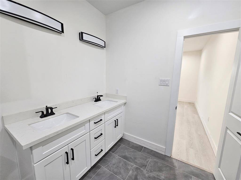 Double sinks.