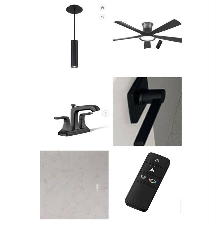 A few of the homes elegant accessories.