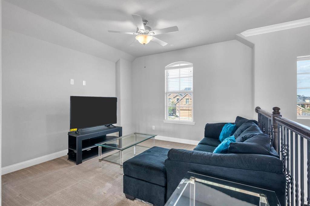 Upstairs game room.