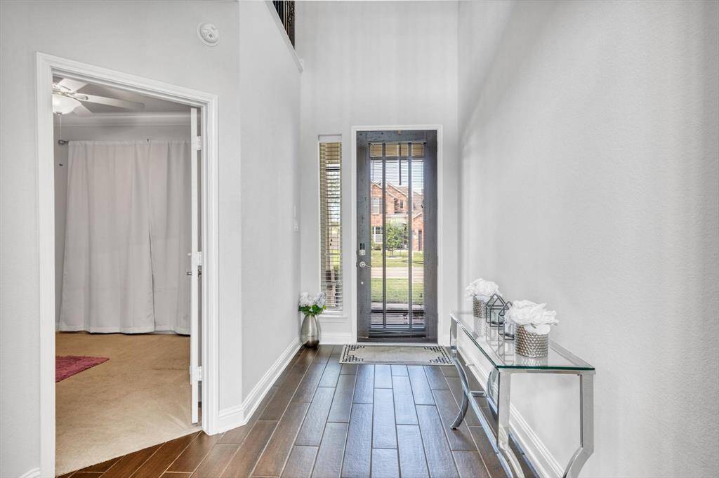 Grand entrance to the home.