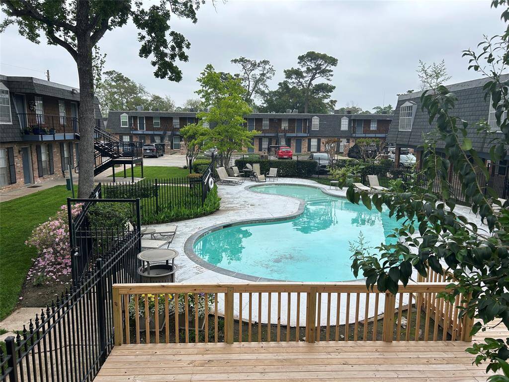 Shared Courtyard Pool View 1