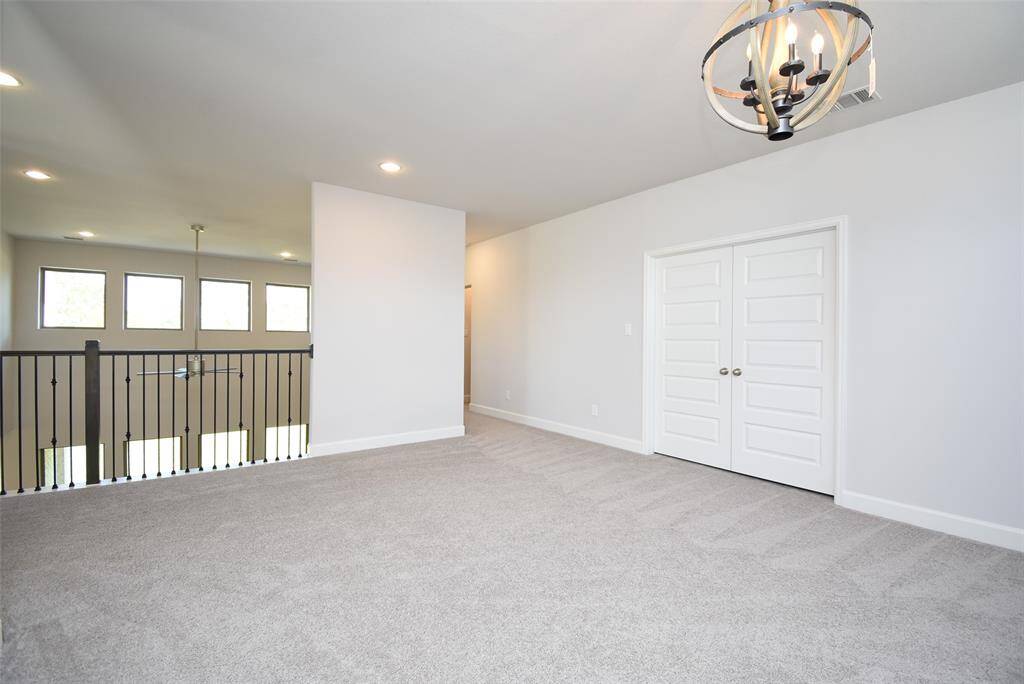 Game room just up the stairs