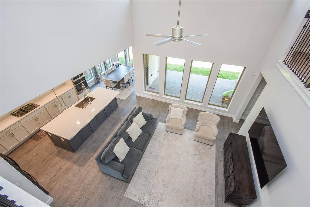 Grand View of the family Room from the balcony.