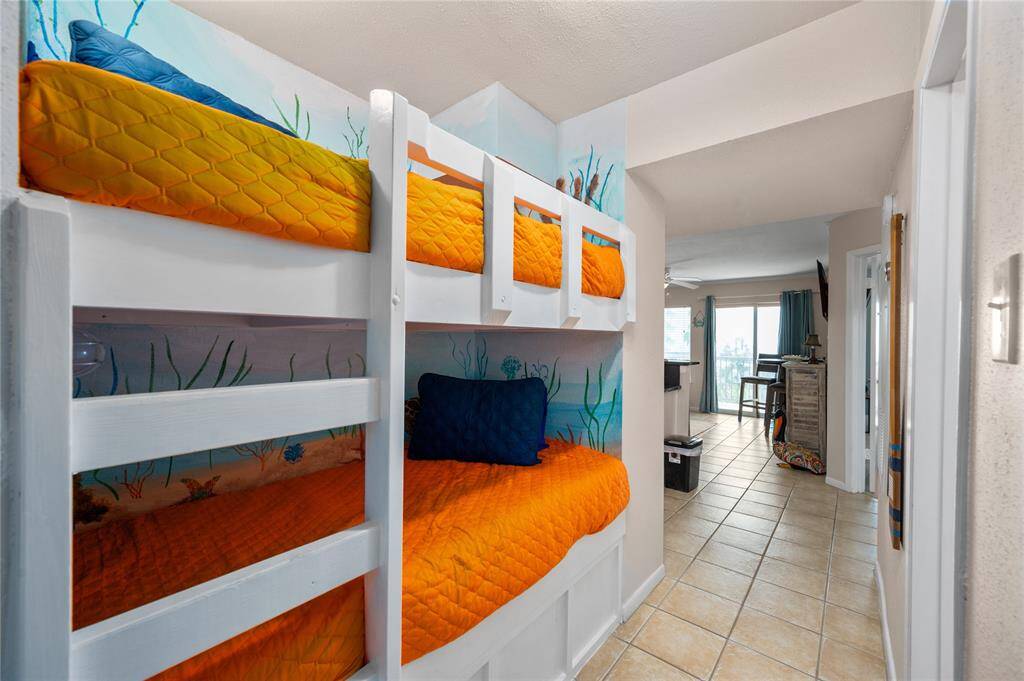 Kids & adults alike will love these cute twin bunks.