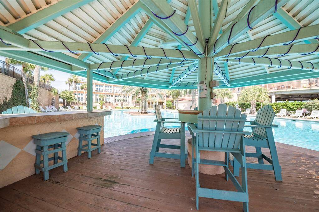 Gazebo for guests to enjoy some shade by the main pool.