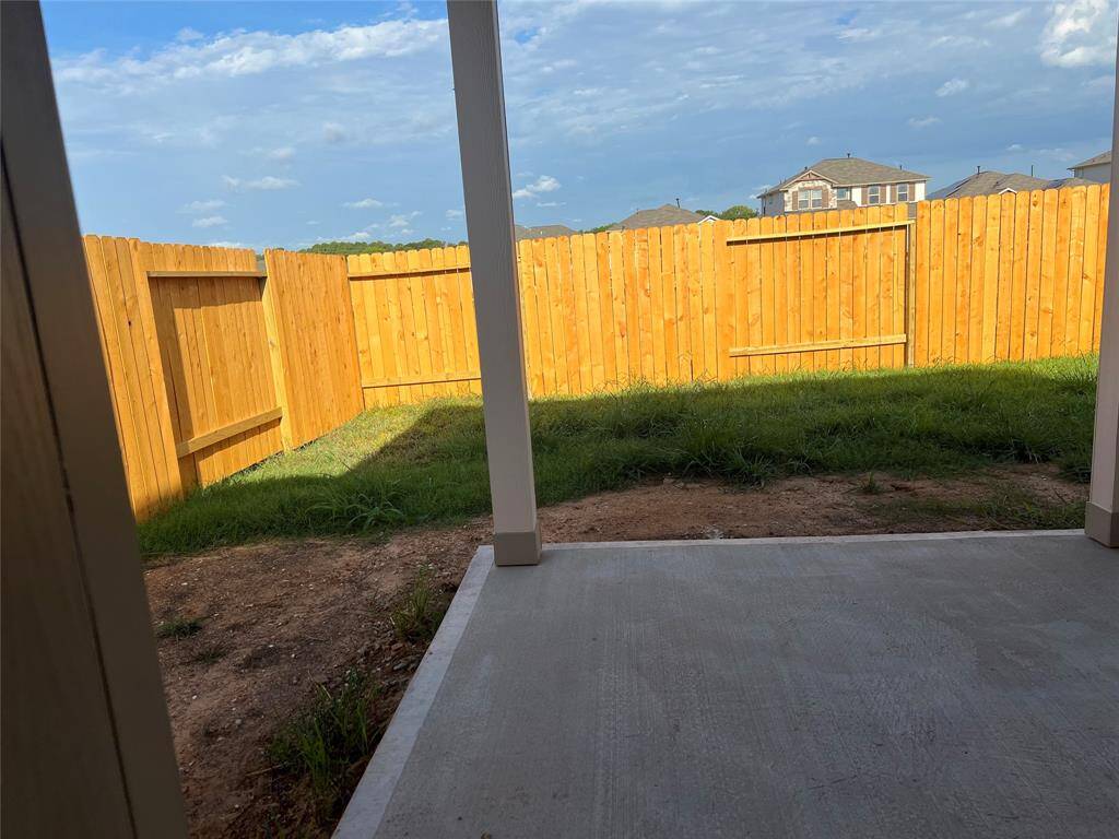 Nice backyard with cover patio