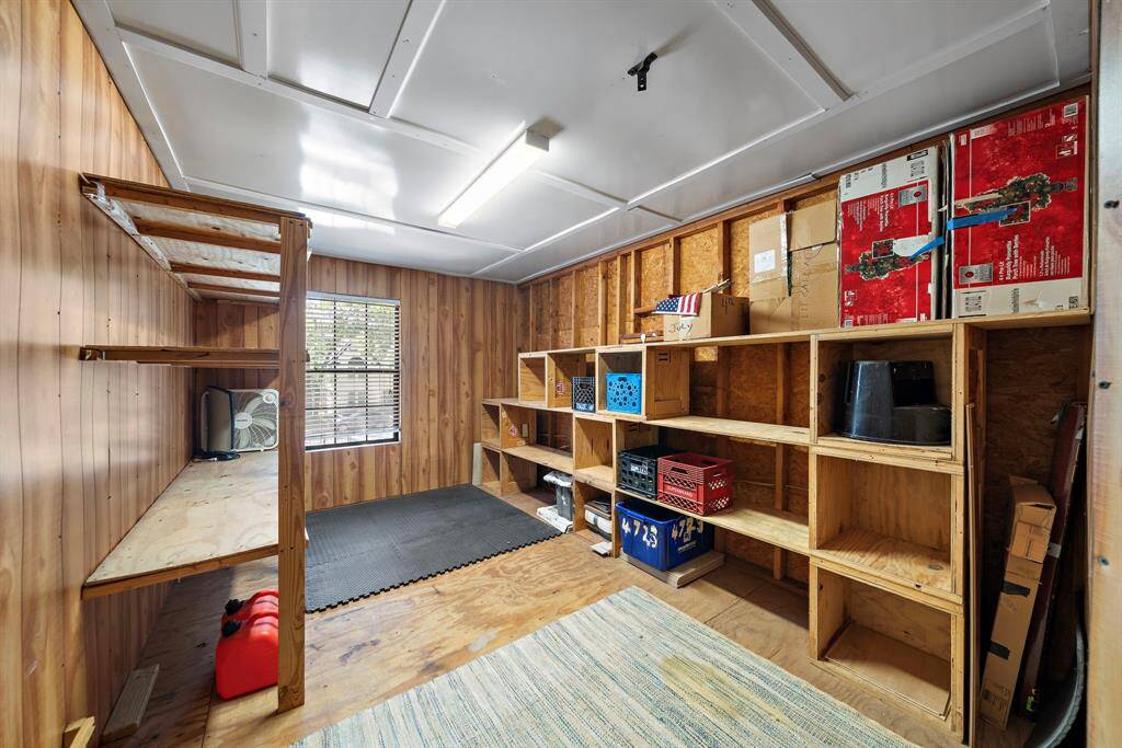Storage Room Above Garage