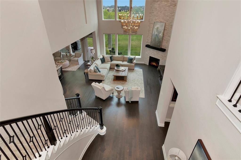 View from the second floor.