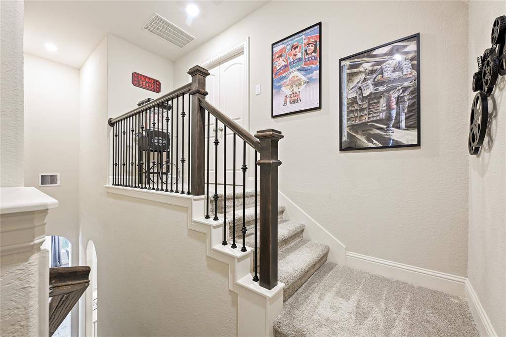 Entrance to the media room