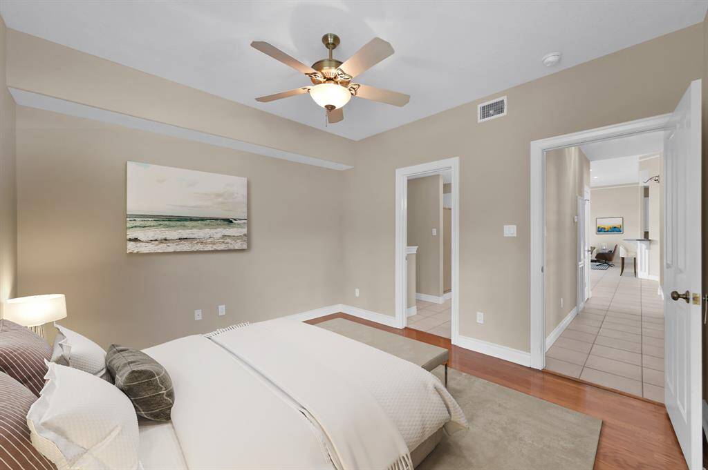 Secondary bedroom with full bathroom attached located close to the study