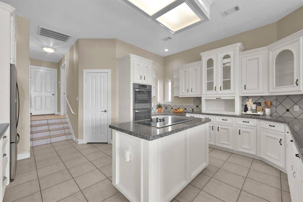 Extensive cabinets and counter space