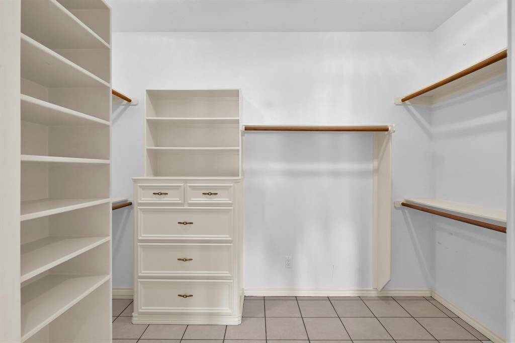 The primary bedrooms massive walk in closet
