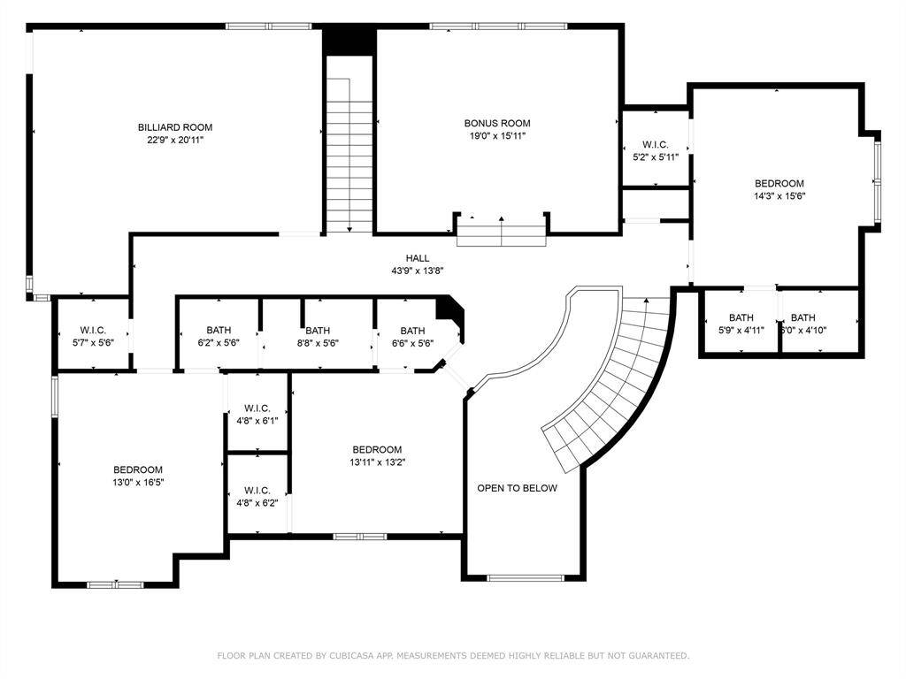 2nd Floor 2D Floor Plan