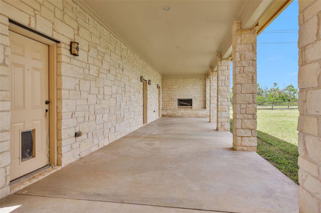 Covered Back Porch