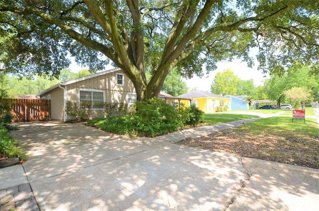 Home has a detached 2 car garage. Spacious driveway with plenty parking inside the gate.