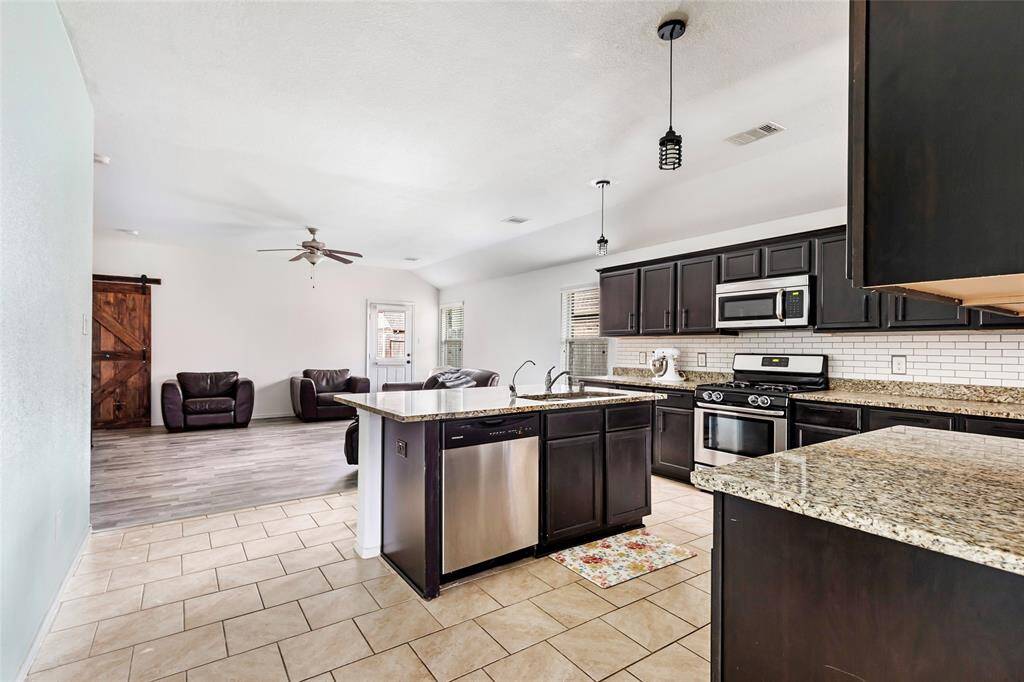 Great flooring, open concept living.