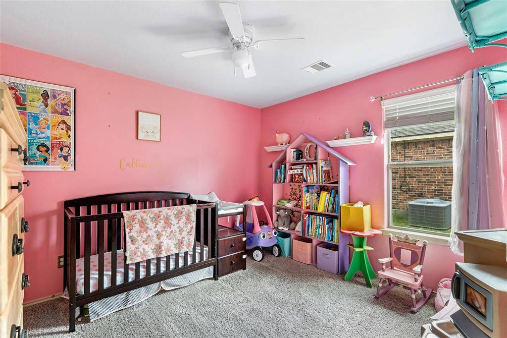 One of two bedrooms