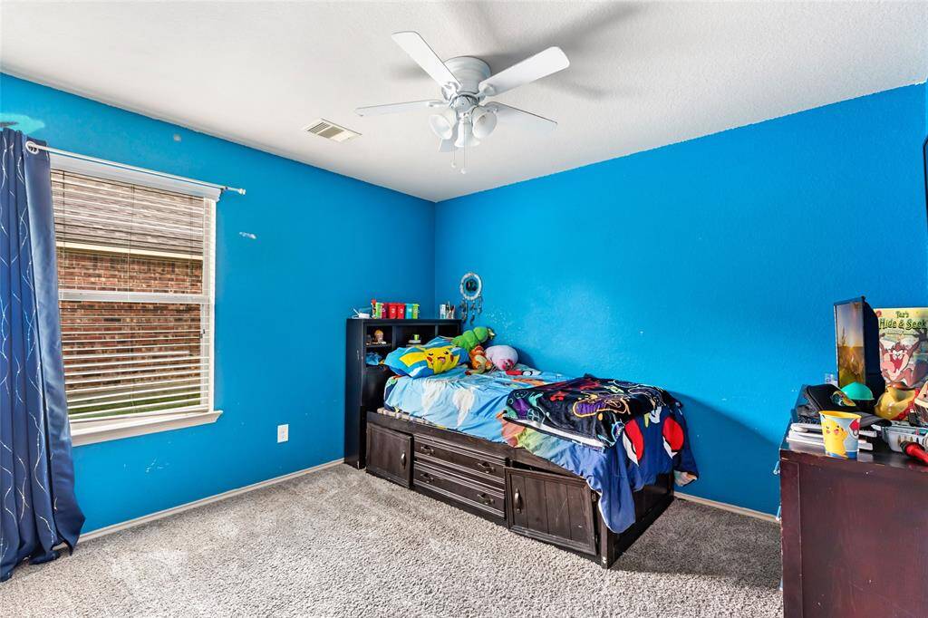 The second of two bedrooms.